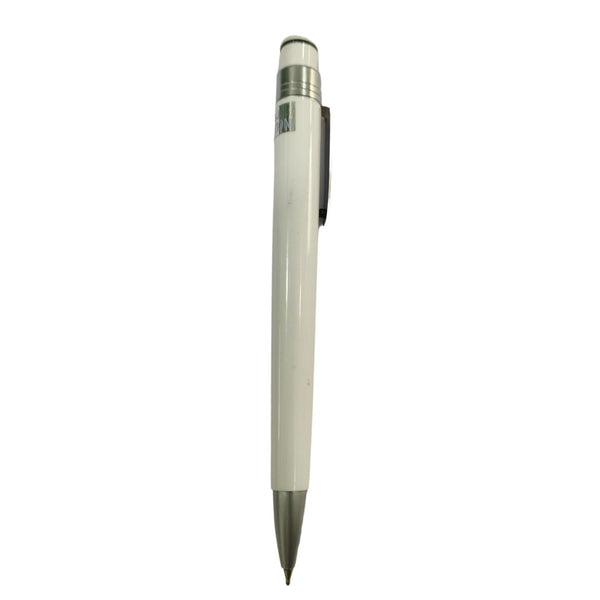 White & Black Click Pen – Classic and Reliable