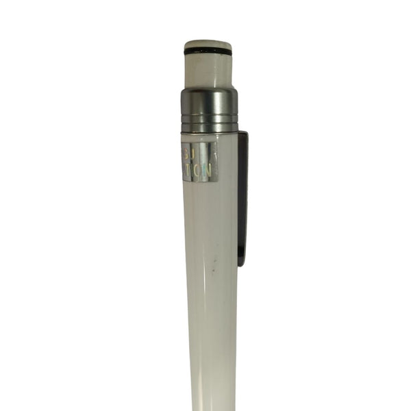 White & Black Click Pen – Classic and Reliable