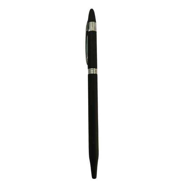 Black & Silver Slim Pen – Modern Twist Design