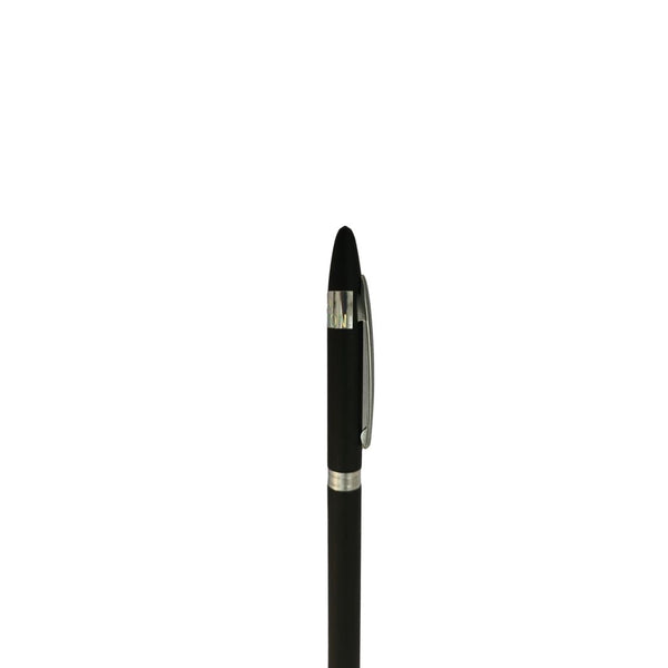 Black & Silver Slim Pen – Modern Twist Design