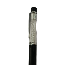 Black Pen with White Diamond – Twist Mechanism for Smooth Writing