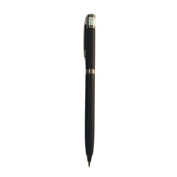 Black & Silver Pen – Sleek Twist Design for Smooth Writing