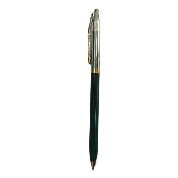 Silver & Green Pen – Premium Twist Design for Smooth Writing