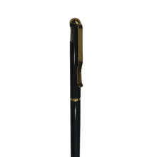 Glossy Black & Gold Pen – Sleek Openable Design