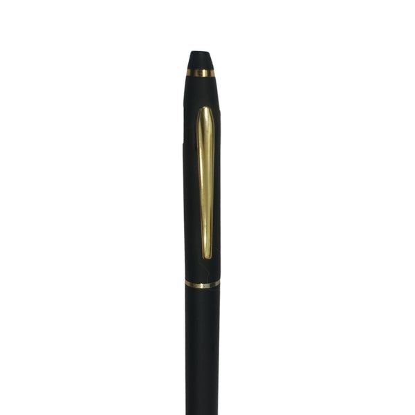 Black & Rose Gold Pen – Elegant Twist Design for Smooth Writing