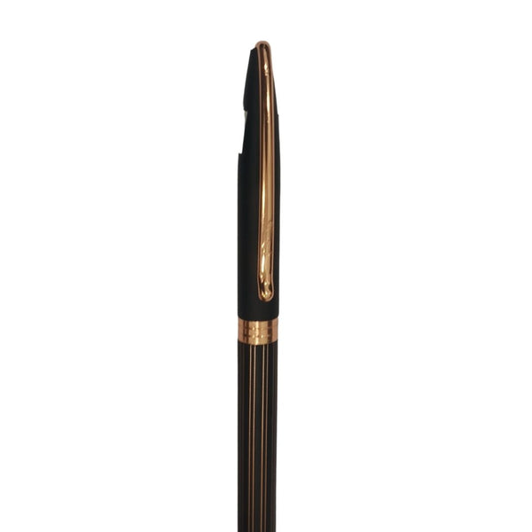 Black & Rose Gold Twist Pen – Stylish and Smooth Writing