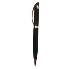 Matte Black and Gold Clip Twist Pen – Elegant Writing Tool Valentine Gift