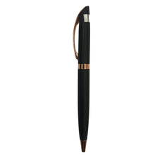 Matte Black and Gold Clip Twist Pen – Elegant Writing Tool Valentine Gift