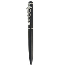 Doctor clip pen with sleek black twist design for practical and stylish writing.