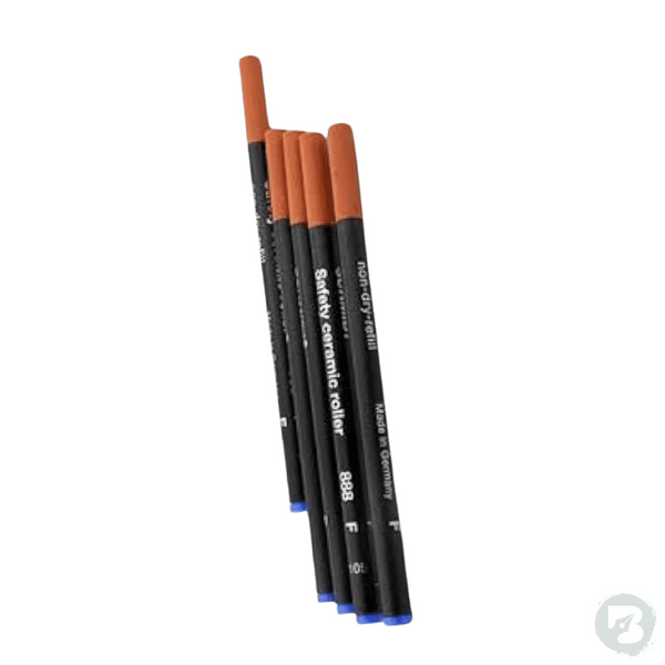 SCHMIDT 888 blue refills fine point, set of 3 for smooth and precise writing.