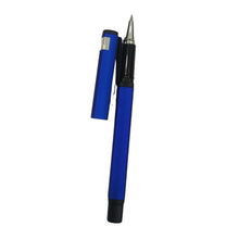 Metal Ball Pen with Blue Body & Black Clip - Stylish Design - Ballpen Bazaar