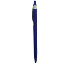 Metal Ball Pen - Blue Body, Twist Mechanism, Black Clip - Ballpen Bazaar