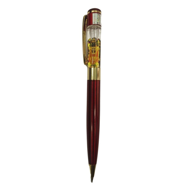 Shree Ram Red Pen – Glossy Religious Design for Spiritual Flair