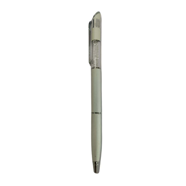 Matte White Diamond Pen – Elegant Design for Smooth Writing