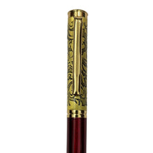 Engraved Gold and Red Pen – Premium Twist Design for Smooth Writing Valentine Gift