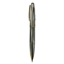 Silver and gold twist pen with stylish design for smooth and durable writing.