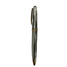 Premium Metal Ball Pen with Silver Glossy Finish & Golden Clip - Ballpen Bazaar