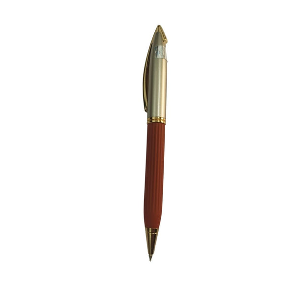 Gun Metal Leather Pen – Premium Twist Design for Smooth Writing Valentine Gift