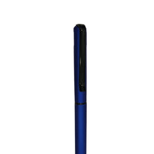 Metallic Blue Ball Pen - Twist Mechanism, Black Clip, blue ink Ballpen Bazaar