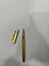 Metallic golden color body with golden cap  Openable mechanism ball Pen (blue Ink) Ballpen Bazaar