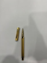 Metallic golden color body with golden cap  Openable mechanism ball Pen (blue Ink) Ballpen Bazaar