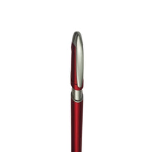 Plastic red color body with sliver clip Twist mechanism ball Pen (blue Ink) Ballpen Bazaar