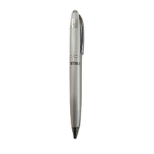 White premium pen with sleek twist mechanism for sophisticated, smooth writing.