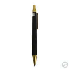 Elegant Black Metal Ball Pen – Gold Clip and Click Action for Smooth Writing