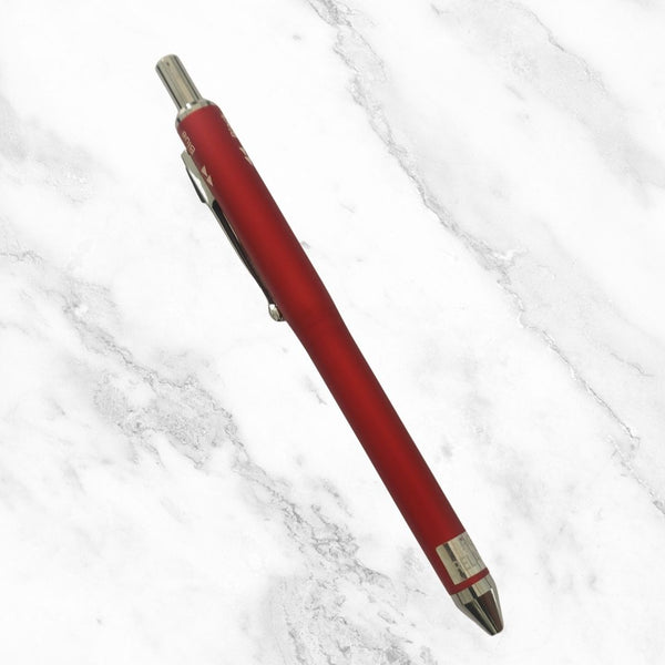 3-in-1 Red Body Ball Pen – Click Mechanism | Smooth Multi-Function Writing Blue, Red, Black Ink