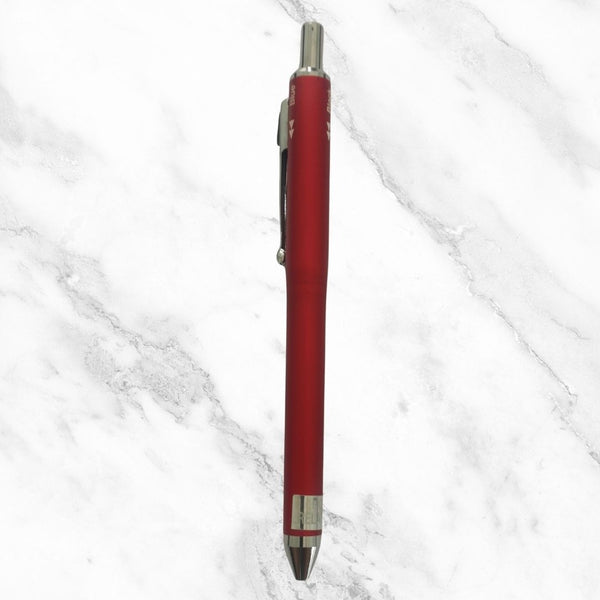 3-in-1 Red Body Ball Pen – Click Mechanism | Smooth Multi-Function Writing Blue, Red, Black Ink