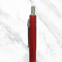 3-in-1 Red Body Ball Pen – Click Mechanism | Smooth Multi-Function Writing Blue, Red, Black Ink