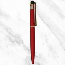 Red and Gold Metal Ball Pen – Bold and Elegant Design | Smooth Writing with Glycer 0.6mm Blue Ink