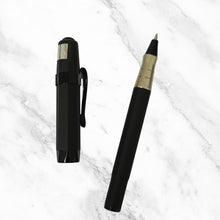 Hexagon Black Ball Pen – Geometric Design | Smooth, Comfortable Writing