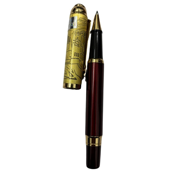 Golden Cap Horse Pen – Premium Design for Elegant Writing Valentine Gift