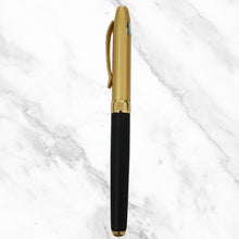 Matte Black Body Ball Pen with Golden Cap – Openable Mechanism | Blue Ink | Elegant Premium Design