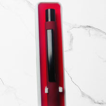 BallPen Bazaar Matte Maroon Body Ball Pen with Glossy Black Clip | Premium Click Mechanism | Smooth Blue Ink Writing Pen for Office, School & Gifting