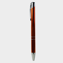 BallPen Bazaar Metallic Glossy Orange Body Ball Pen with Silver Clip