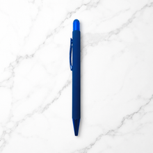 3-Piece Stylus Matte Blue Ball Pen Set – Premium Blue Ink