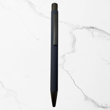 BallPen Bazaar’s Matte Gunmetal Body Ball Pen with Gray Clip | Click Mechanism | Smooth Blue Ink Writing Pen