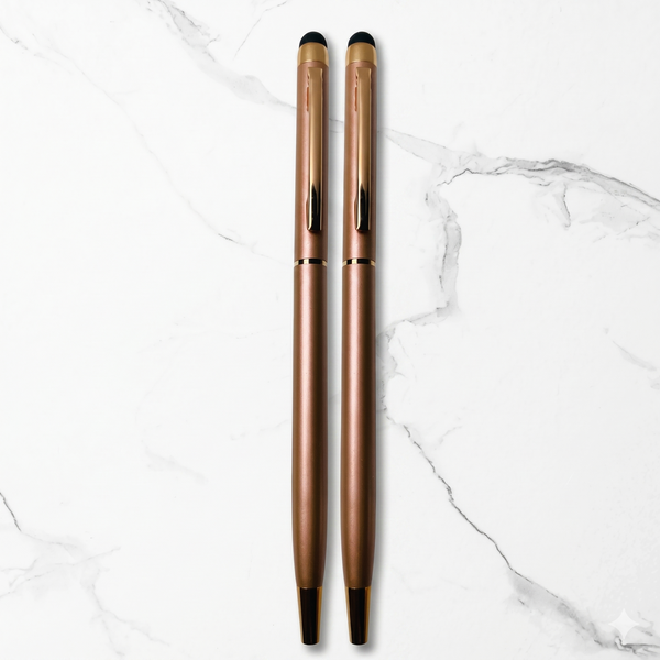 BallPen Bazaar’s Pack of 2 Stylus Rose Gold Ball Pens