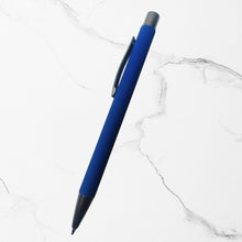 BallPenBazaar 3 Pcs Matte Blue Body Ball Pens with Gunmetal Clip | Premium Click Mechanism | Smooth Blue Ink | Comfortable Grip | Stylish Writing Pens for Office, School & Gifting