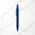 BallPen Bazaar Stylus Matte Blue Body Ball Pen with Glossy Blue Clip