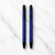 BallPenBazaar Premium Blue Ball Pens with Black Clip | Click Mechanism