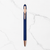 Ballpen Bazaar Stylus Matt Blue Ball Pen with Rose Gold Clip | Click Mechanism | Smooth Blue Ink Writing Pen | Premium Metal Ballpoint Pen | 1 Piece