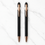 BallPenBazaar Premium Stylus Ball Pens with Matte Black Body & Rose Gold Clip