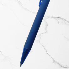 BallPenBazaar Premium Stylus Glossy Navy Blue Ball Pens (Pack of 2) | Smooth Blue Ink | Elegant Click Mechanism Pen for Office & Gifting