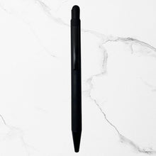 BallPenBazaar Stylus Matte Black Ball Pen with Glossy Black Clip