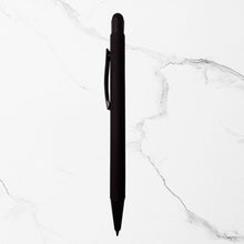 BallPenBazaar Stylus Matte Black Ball Pen with Glossy Black Clip
