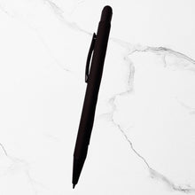 BallPenBazaar Stylus Matte Black Ball Pen with Glossy Black Clip