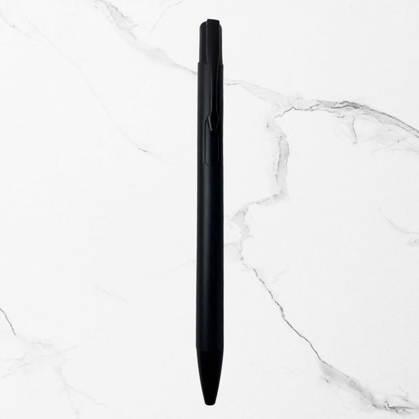 BallPenBazaar’s Matte Black Body with Glossy Black Clip Click Ball Pen – Premium Smooth Writing Blue Ink